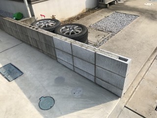 ブロック塀 施工後