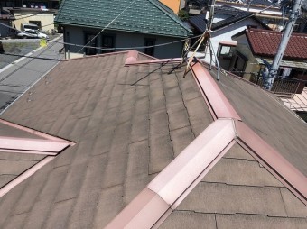 屋根 コロニアル コケ 築20年
