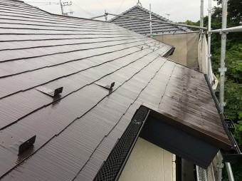 屋根 塗装 完工