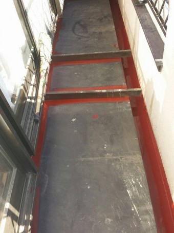 瑞穂町で施工中