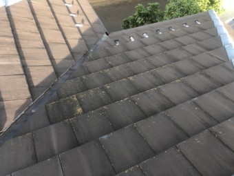 上尾市メンテナンスの為、屋根調査