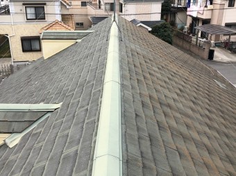 上尾市で歯医者の屋根の現場調査