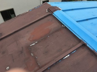桶川市で屋根工事の現場調査