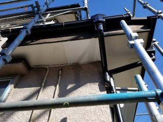 川越市で施工後の雨樋