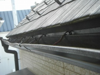 上尾市で雨樋の現場調査