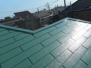 屋根塗装 完了写真
