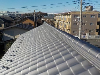 葺き替え 瓦 完工