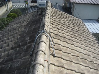 川越市で屋根の現場調査