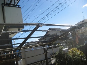 川越市でカーポートの屋根