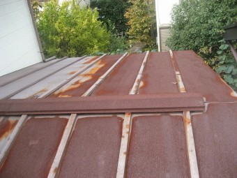 緑区で屋根の現場調査