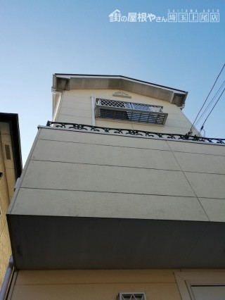 見沼区の外壁の様子写真
