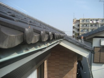 雨樋 留め具浮き 上尾市
