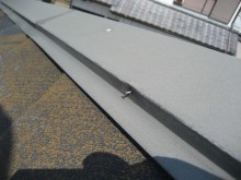 釘浮き 棟板金