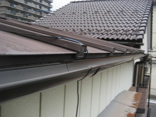 川越市で雨樋の施工事例