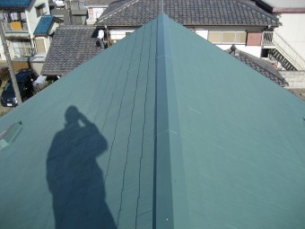 川越市 屋根現場調査