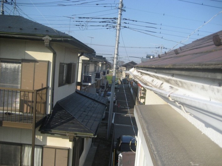 熊谷市 雨樋 歪み