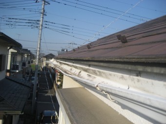 雨樋 歪み 熊谷市