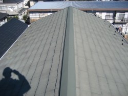 見沼区で屋根現場調査時写真