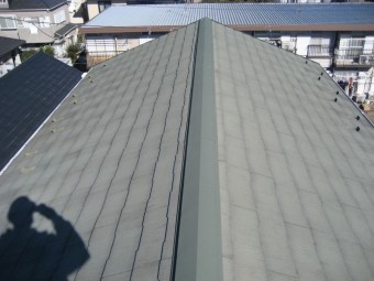 見沼区で屋根現場調査時写真