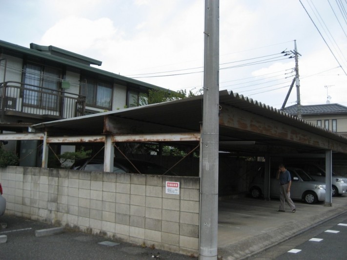 大宮区で駐車場の現場調査写真