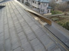 屋根棟剥がれ 上尾