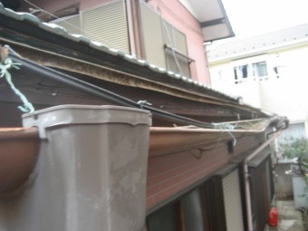 既存雨どい②集水器