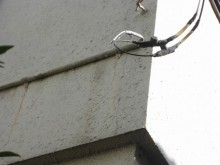 外壁 縦ヒビ 瑞穂町
