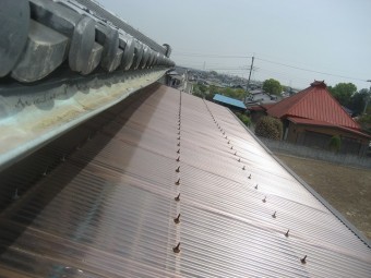 深谷市雨樋現場調査