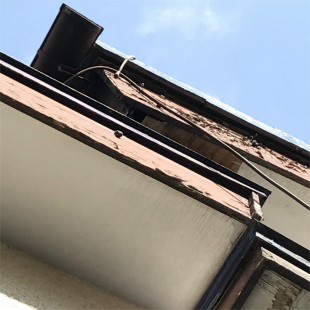 お客様の家の破風板