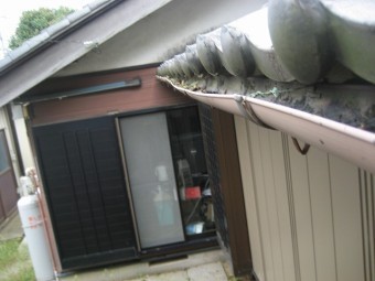 富士見市で雨樋の現場調査