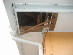 瑞穂町で軒天の施工事例