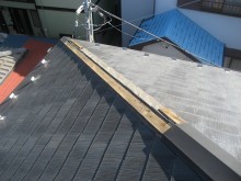 板金剥がれ 屋根