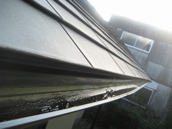 桶川市で雨樋の現場調査