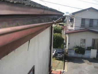 上尾市で雨樋の施工事例