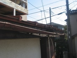 上尾市で雨樋交換工事