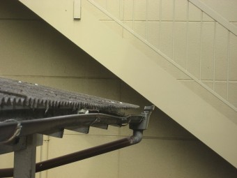 上尾市で雨樋の施工前