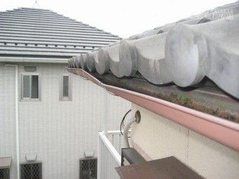 羽生市の雨樋施工前