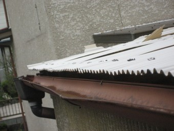 羽生市 雨樋施工前②