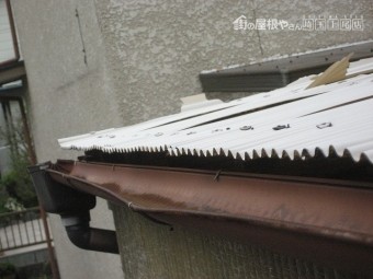 羽生市 雨樋施工前②
