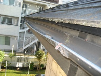 川越市で雨樋交換工事