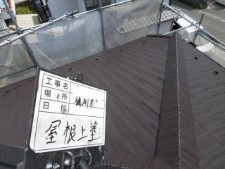 屋根 施工完了