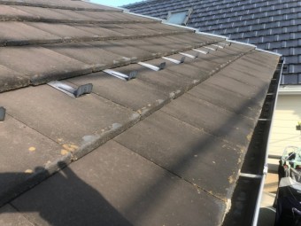 上尾市 屋根調査 苔