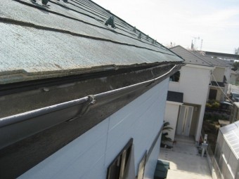 上尾市の雨樋反対側の写真