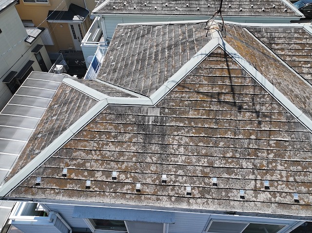 屋根カバー工法・外壁塗装実施前