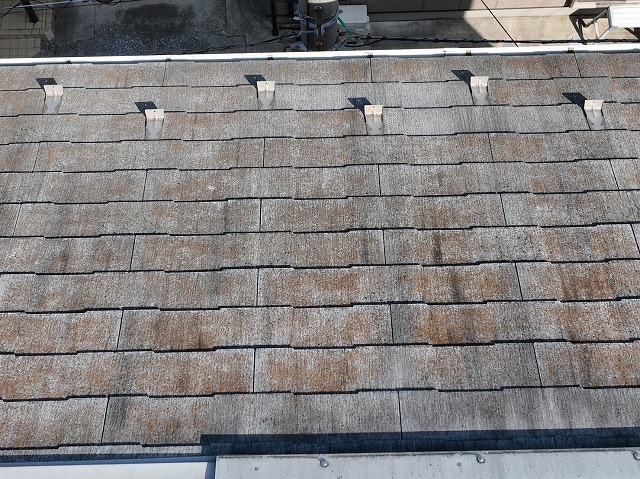屋根カバー工法および外壁塗装前