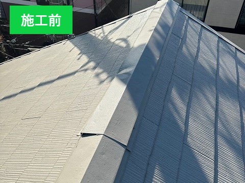 棟板金交換工事　樹脂製に変更して安心安全♪