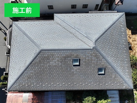 天窓が付いている屋根でもお任せください♪屋根カバー工法を実施しました♡