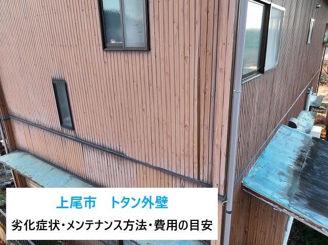 上尾市　トタン外壁の錆が気になり始めたら！劣化症状・メンテナンス方法・費用の目安をご紹介します！