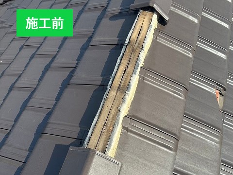 棟瓦が強風で被害に・・・二次災害を防ぐためにもメンテナンスしましょう！