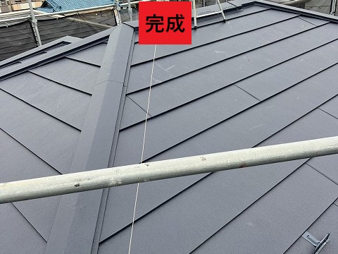 伊奈町パミール屋根屋根カバー工法完成